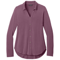 Port Authority Women's Purple Mist Luxe Knit Button Tunic