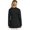 Port Authority Women's Deep Black Breakwater Open Cardigan