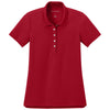 Port Authority Women's Rich Red Dry Zone Stain-Release Grid Polo