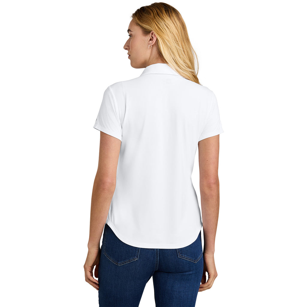 New Era Women's White Power Polo