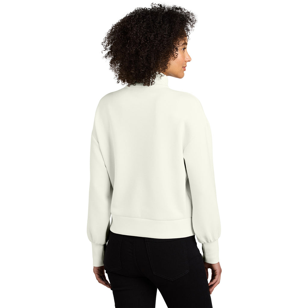 OGIO Women's Opal White Transcend 1/4-Zip