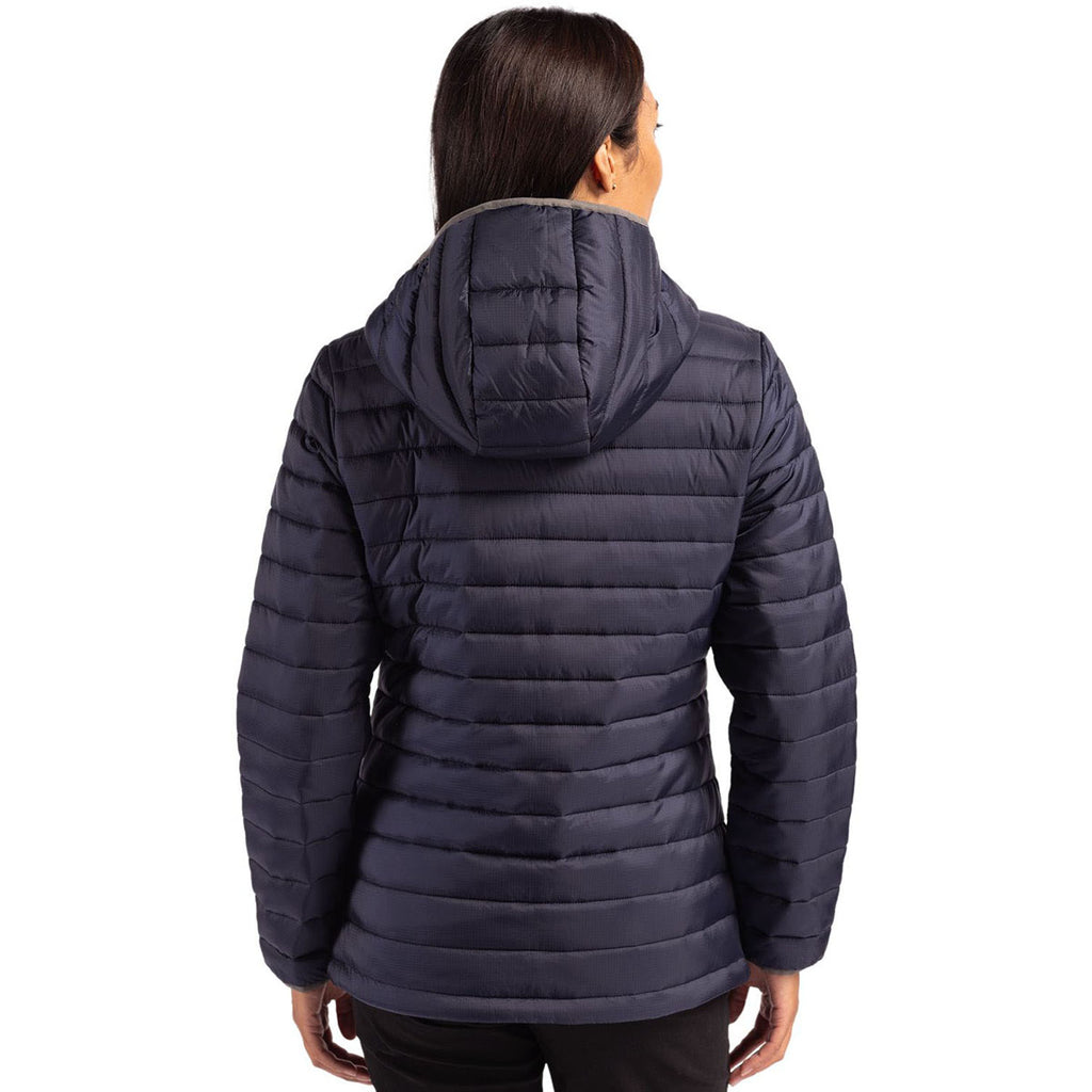 Clique Women's Dark Navy Valhalla Full Zip Puffer Jacket