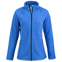 Clique Women's Royal Blue Powder Fleece Full Zip Jacket
