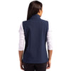 Clique Women's Dark Navy/Pure Slate Tempo Stretch Full Zip Softshell Vest