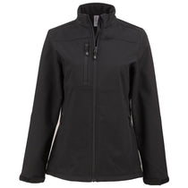 Clique Women's Black Tempest Waterproof Full Zip Softshell Jacket
