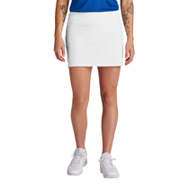 Sport-Tek Women's White Repeat Skort