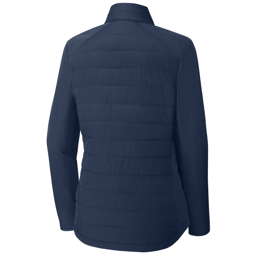 Sport-Tek Women's True Navy Teknical Hybrid Jacket