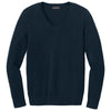 Port Authority Women's River Blue Navy Easy Care V-Neck Sweater