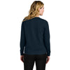 Port Authority Women's River Blue Navy Easy Care Crewneck Cardigan Sweater