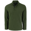 Cutter & Buck Men's Poplar Hunts Point Eco Textured Fleece Recycled Snap Pullover