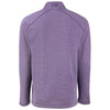 Cutter & Buck Men's College Purple Heather Peshastin Eco Fleece Recycled Half Zip Pullover