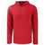 Cutter & Buck Men's Cardinal Red Coastline Epic Comfort Eco Recycled Hooded Shirt