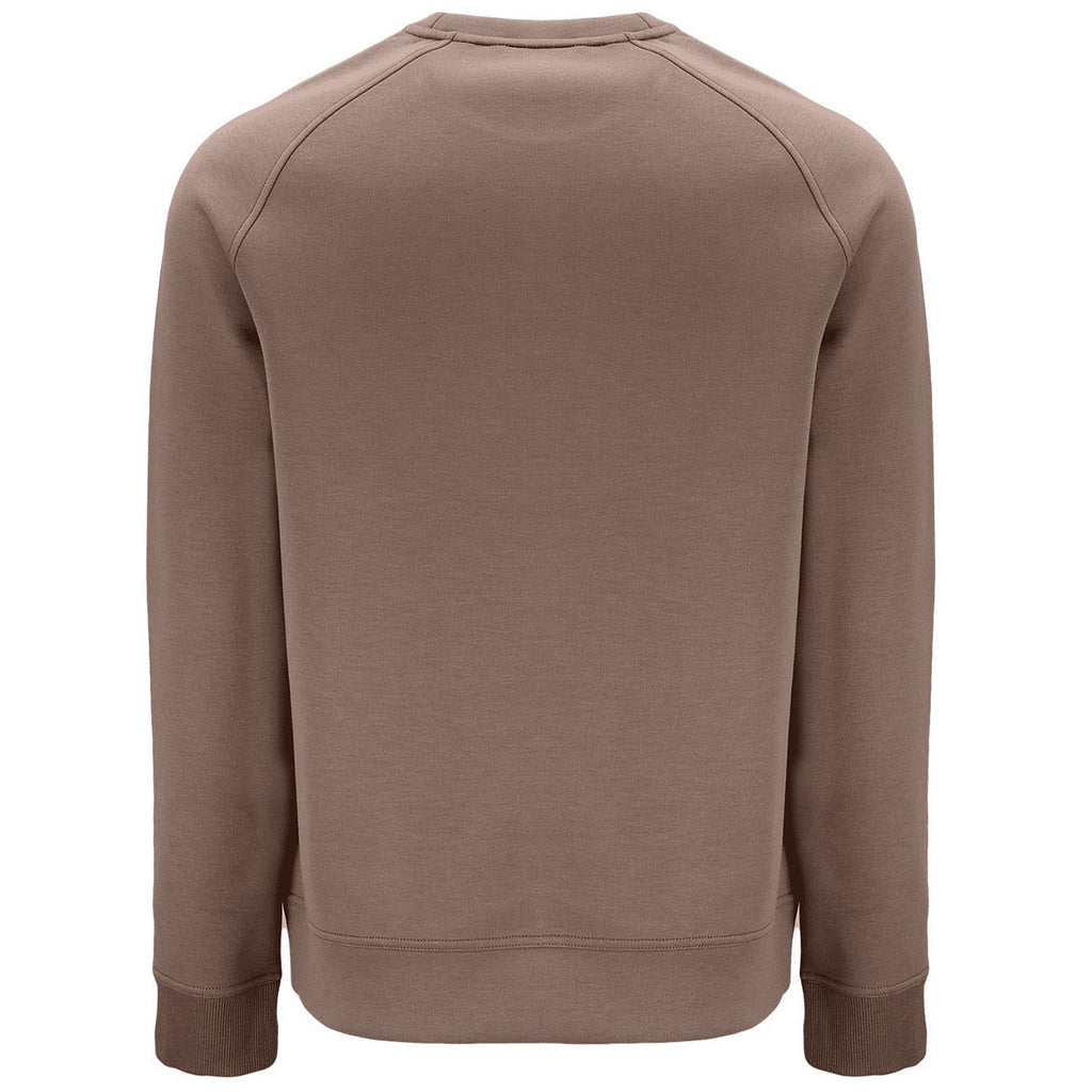 Cutter & Buck Men's Mushroom Roam Recycled Crew Neck Pullover