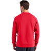 Cutter & Buck Men's Red Roam Recycled Crew Neck Pullover
