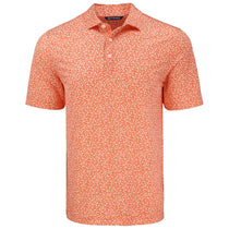 Cutter & Buck Men's College Orange Pike Eco Flora Print Polo