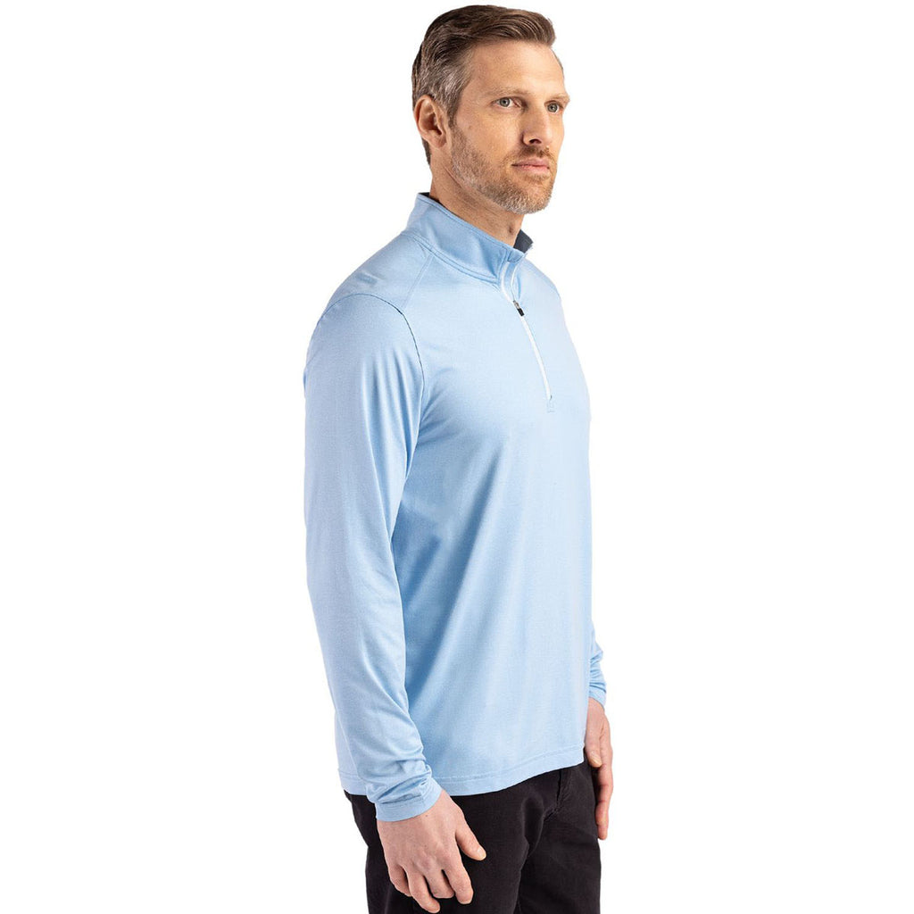 Cutter & Buck Men's Atlas Coastline Epic Comfort Recycled Quarter Zip