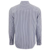 Cutter & Buck Men's Navy Blue/White Skyline Epic Confidence Recycled Gingham Long Sleeve Dress Shirt