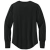 Mercer+Mettle Women's Deep Black Stretch Jersey Long Sleeve Blouson Top
