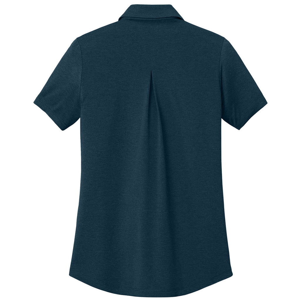 Mercer+Mettle Women's Insignia Blue Heather Recharge Jersey Polo