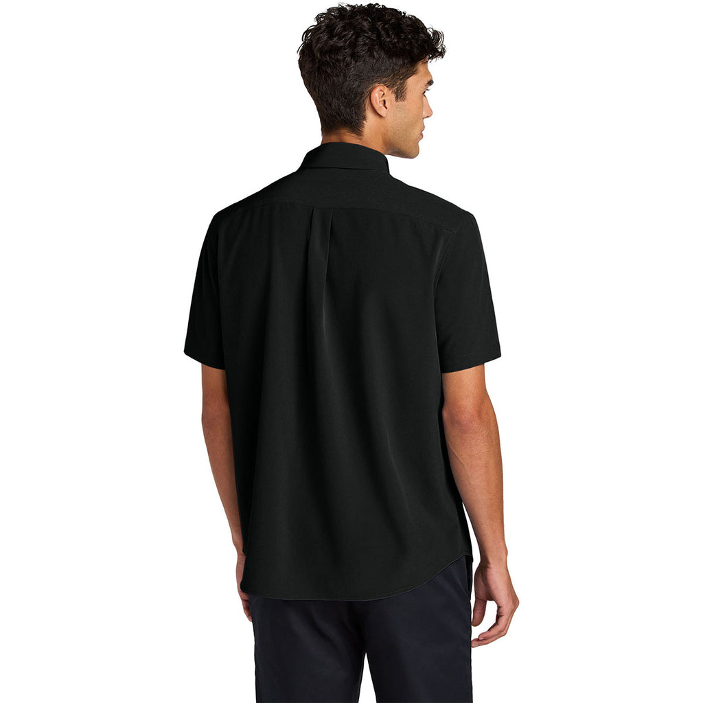 Mercer+Mettle Men's Deep Black Short Sleeve UV Capital Tech Shirt