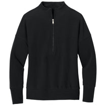 Mercer+Mettle Women's Deep Black Linear Texture 1/4-Zip