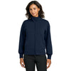Mercer+Mettle Women's Night Navy Soft Spacer Full-Zip