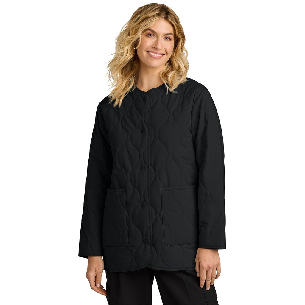 Mercer+Mettle Women's Deep Black Quilted Liner Jacket