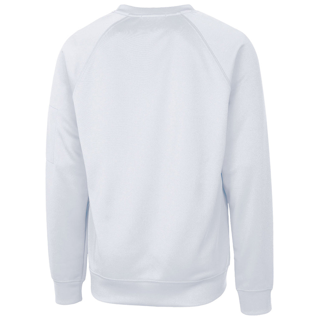 Clique Unisex White Lift Eco Performance Crewneck Sweatshirt