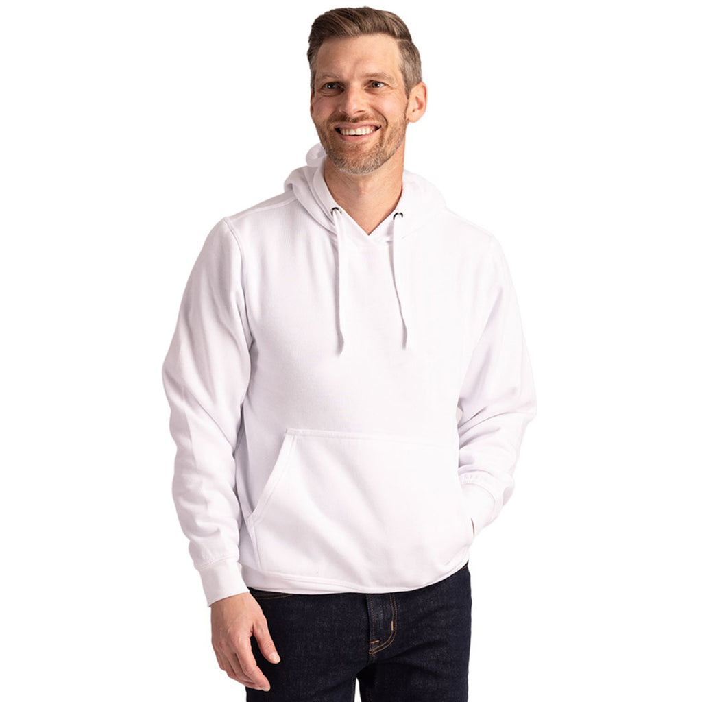 Clique Unisex White Stockholm Pullover Hoodie