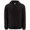 Clique Unisex Black Drive Recycled Full Zip Hooded Sweatshirt