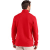 Clique Men's Red Haven Recycled Quarter Zip Pullover