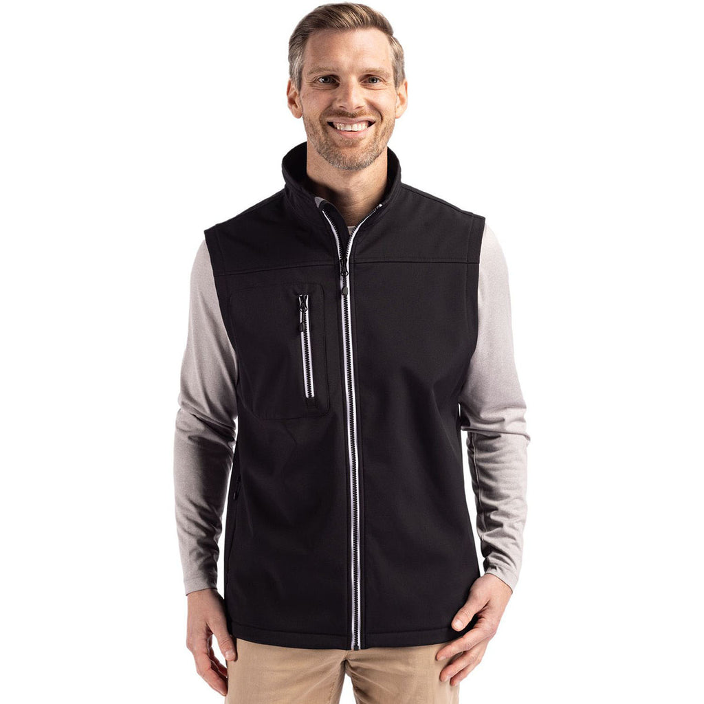 Clique Men's Black Telemark Eco Stretch Softshell Vest