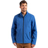 Clique Men's Royal Blue/Black Tempo Stretch Full Zip Softshell Jacket