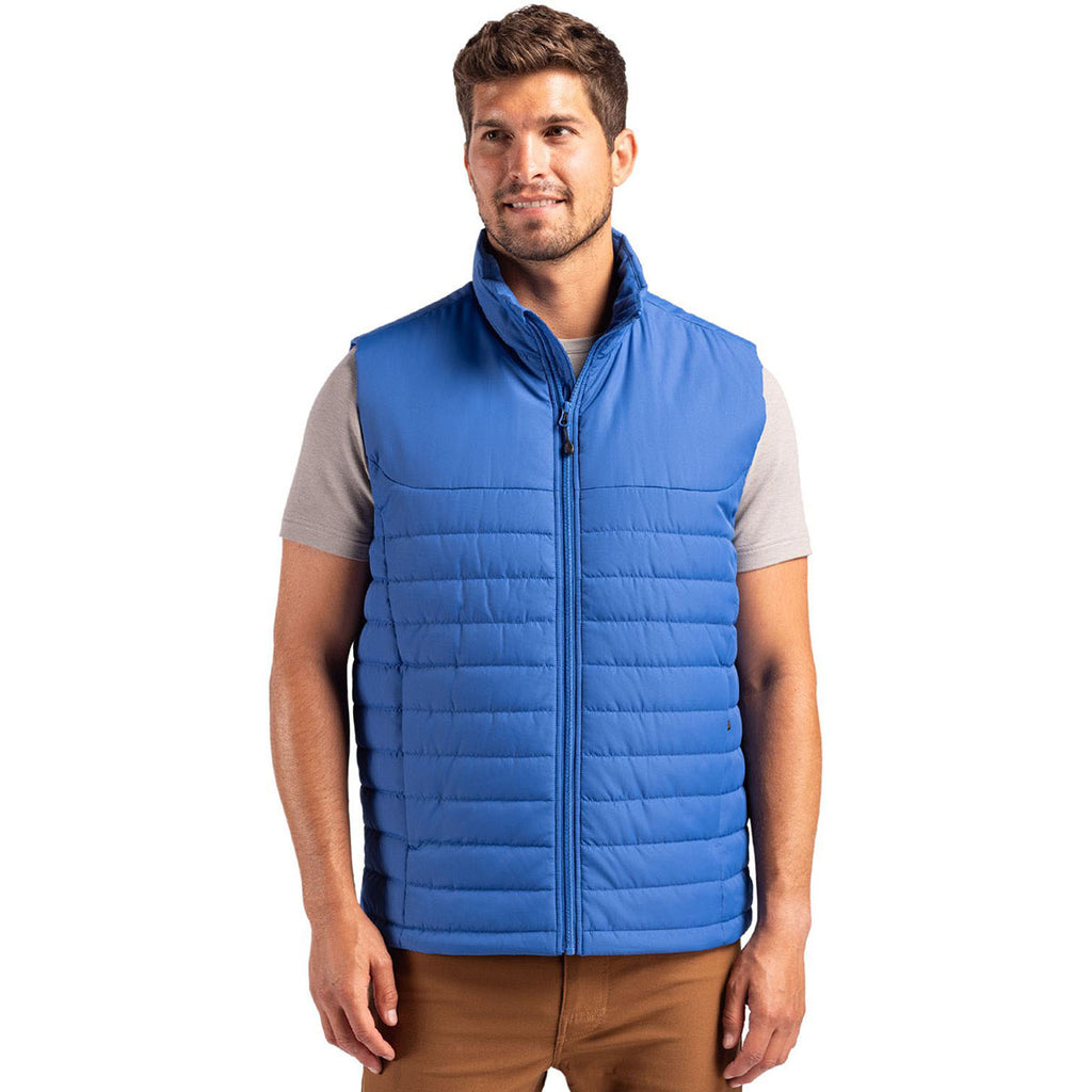 Clique Men's Royal Blue Elevation Eco Full Zip Puffer Vest