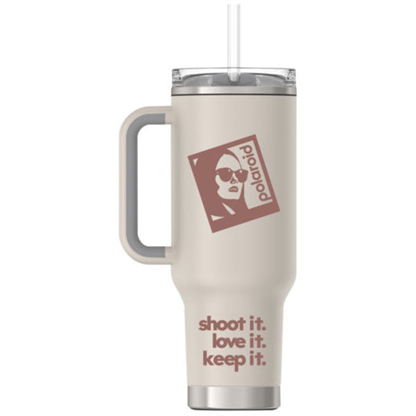 Thermos Sandstone 40oz Stainless Steel Cup Holder Mug