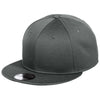 New Era Charcoal Pivot Flat Bill Snapback Cap