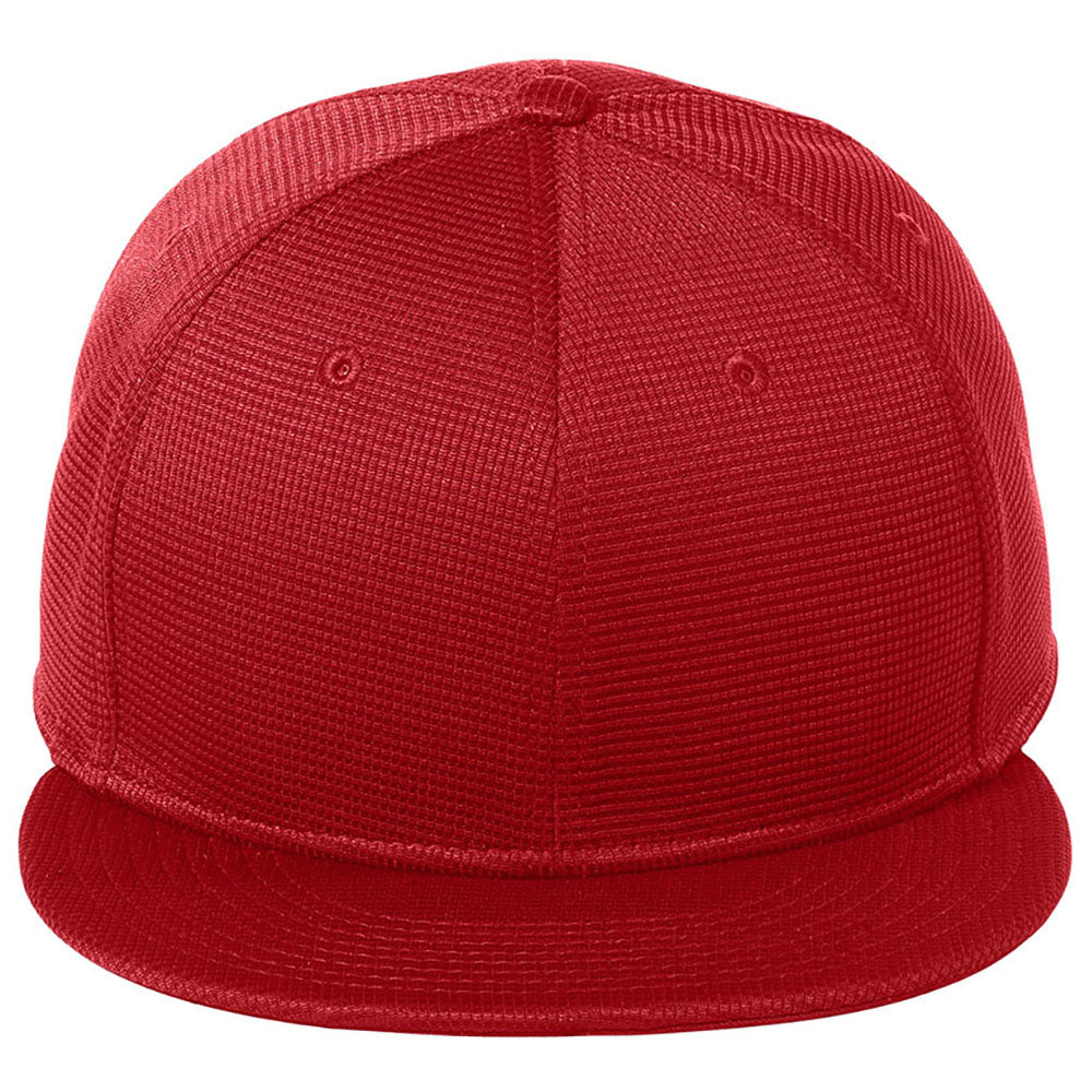 New Era Scarlet Pivot Flat Bill Snapback Cap