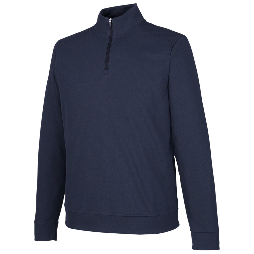 North End Men's Classic Navy Express Tech Performance Quarter-Zip