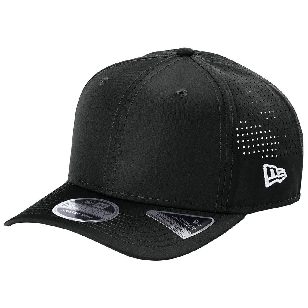 New Era Black 9SEVENTY Perforated Snapback Cap