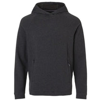 North End Men's Black Heather Spirit Textured Hooded Pullover