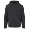 North End Men's Black Heather Spirit Textured Hooded Pullover