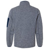 North End Men's Classic Navy/White Jasper Full-Zip Fleece Jacket