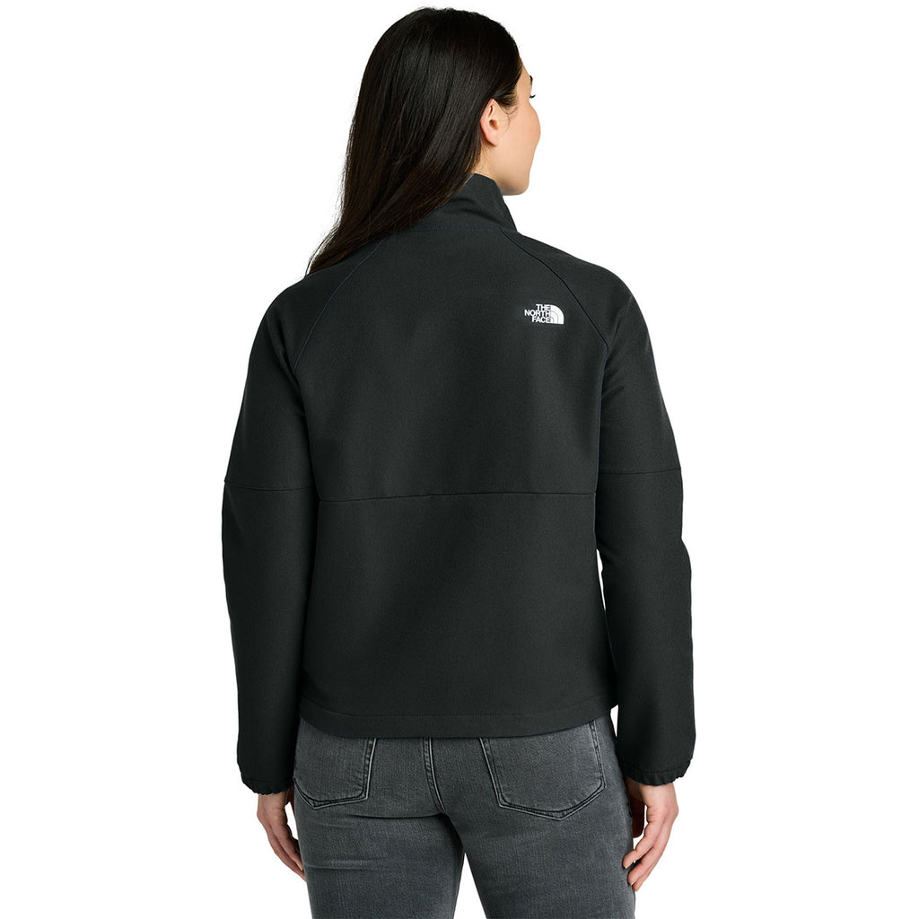 The North Face Women's TNF Black Heather Barr Lake Soft Shell Jacket