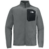 The North Face Men's TNF Medium Grey Heather Dove Creek Full-Zip Fleece Jacket