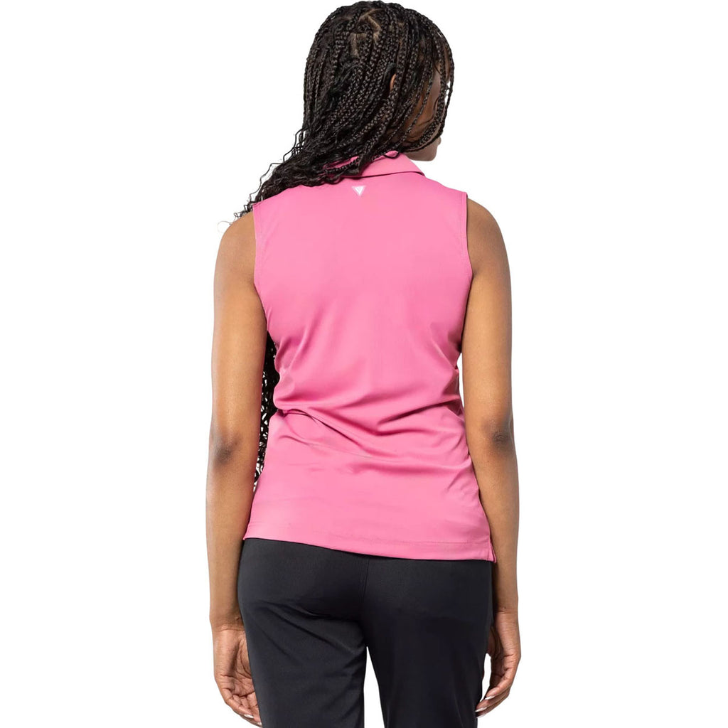 Levelwear Women's Deep Pink Treasure Polo