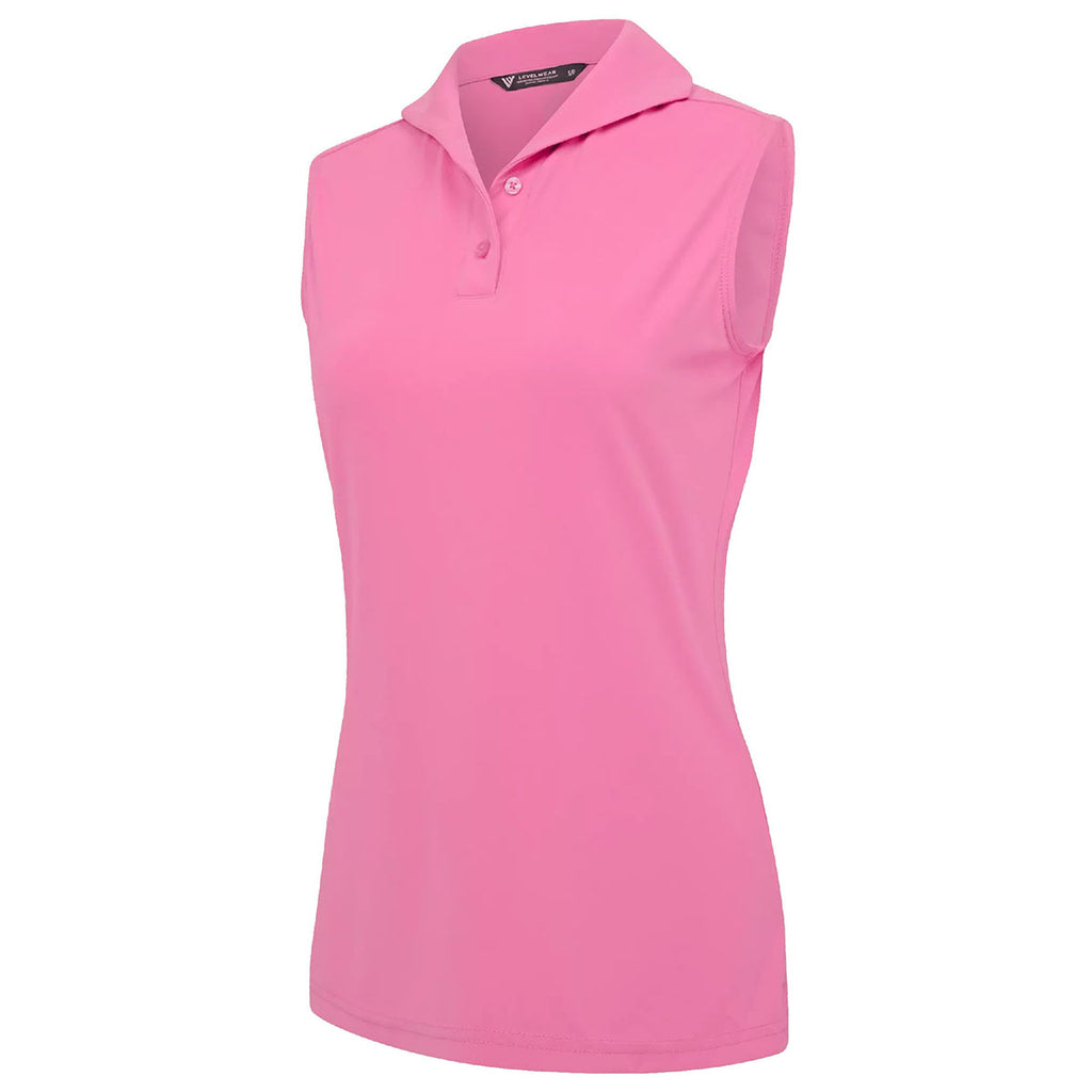 Levelwear Women's Deep Pink Treasure Polo