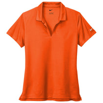 Nike Women's Brilliant Orange Dri-FIT Micro Pique 2.0 Polo