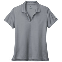 Nike Women's Cool Grey Dri-FIT Micro Pique 2.0 Polo