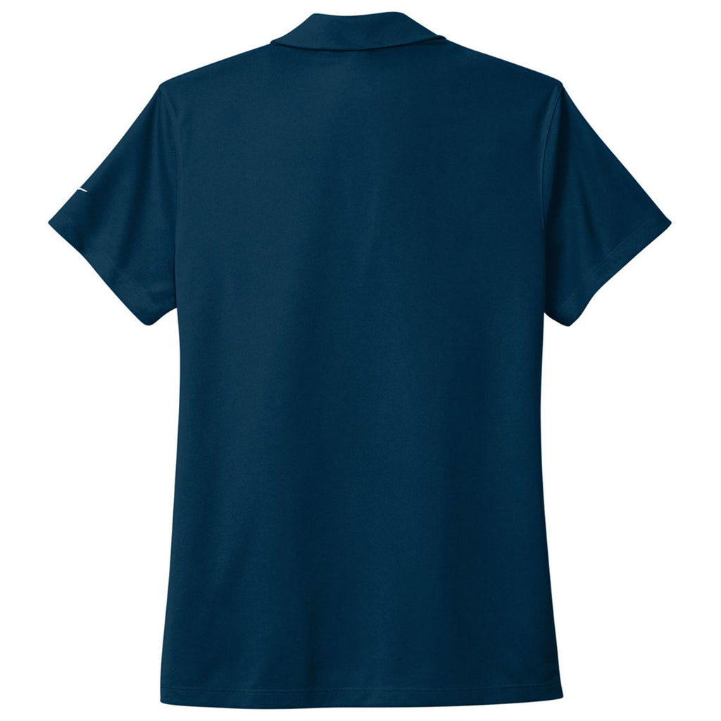 Nike Women's Navy Dri-FIT Micro Pique 2.0 Polo