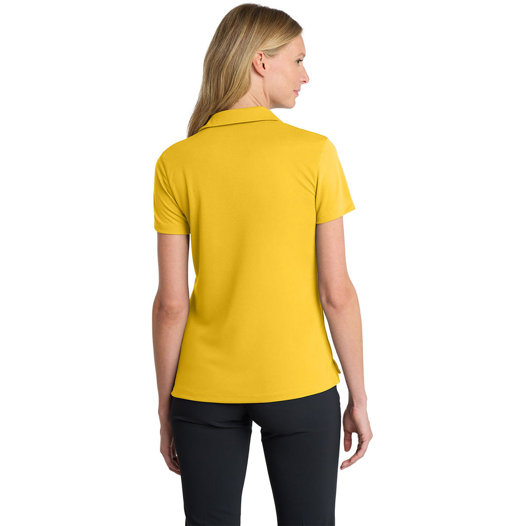 Nike Women's Varsity Maize Dri-FIT Micro Pique 2.0 Polo